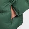 Nike Club Therma-FIT Warm Loose Solid Color Small Logo Stand Collar Zipper Long Sleeve Puffer Jacket Men Outerwear Cold-Fir-Green White FZ5029-323