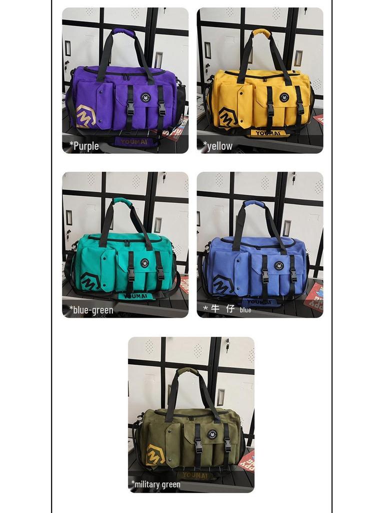 Men's Large Capacity Travel Backpack and Gym Bag with Wet/Dry Separation