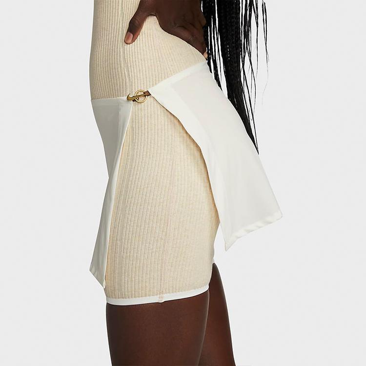 Nike X Jacquemus Le Body Short Off White Women Tops Cream DN3234-221