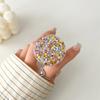 Mobile Phone Airbag Bracket Paste Type Retractable Round Sequin Glitter Small Fresh Desktop Bracket Watching Drama Women'S Models