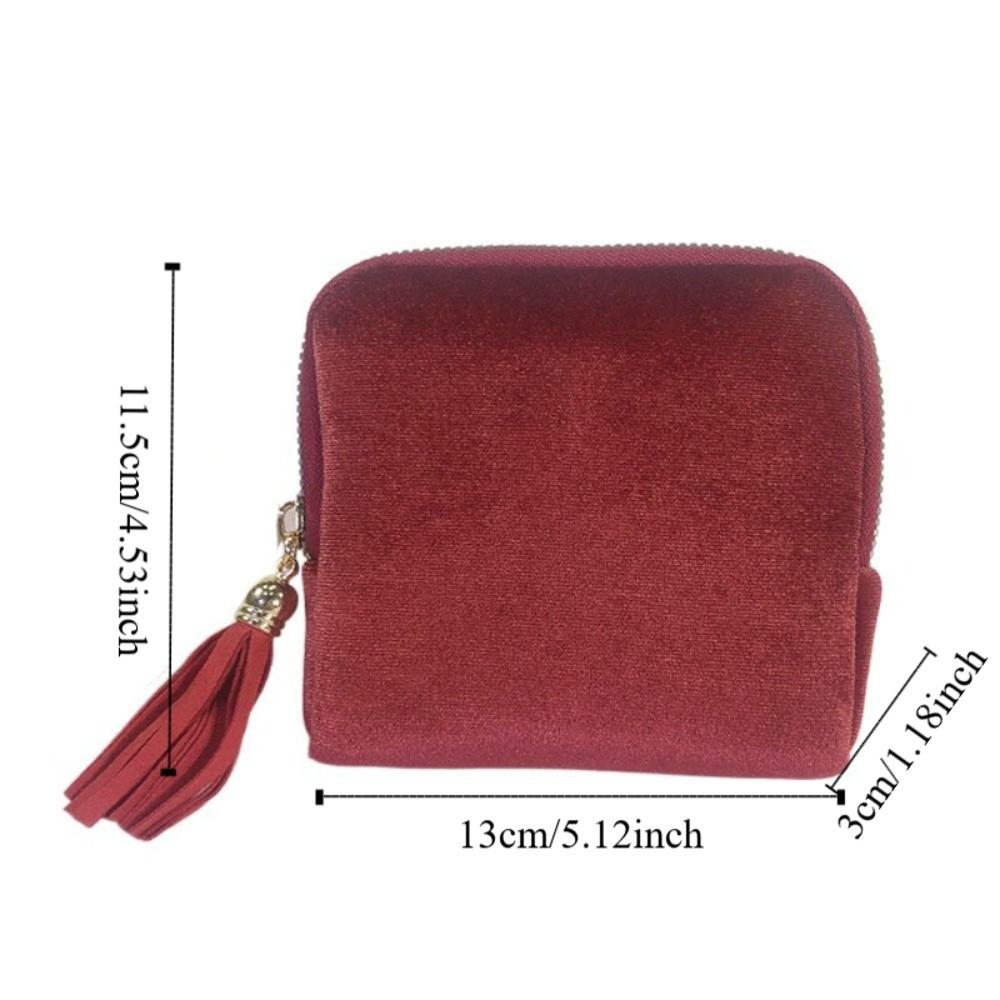 Tassel Jewelry Packing Bag Bracelet Jewelry Holder Light Luxury Jewelry Storage Bag  Vacation