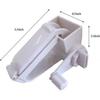 Multipurpose Rotary Cheese Grater Handheld Parmesan Hard Cheese Shredder Slicer Grinder With Stainless Steel Drums, White - Ri