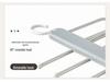 Goose-Shaped Stainless Steel Retractable Pants Hanger – Foldable Multifunctional Clothes & Storage Clip
