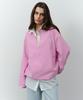 Leuba Overdyed V-Neck Shirt - Cotton-Candy Pink