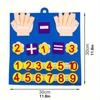 Kid Felt Finger Numbers Math Toys Children Counting Early Learning Educational Board For Toddler Teaching Aid