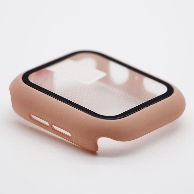 Tempered Glass+Cover PC bumper Screen Protector Case For Apple Watch Series 9 8 7 6 5 4 3 iWatch 45mm 41mm 44mm 40mm 42mm 38mm