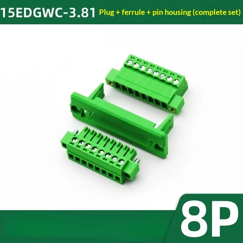 Wanddurchgangspanel-Anschlussklemme 3,81 mm Raster Steckerbares Set für Wohnmobil-Schaltkreis-Upgrade-Reparaturen