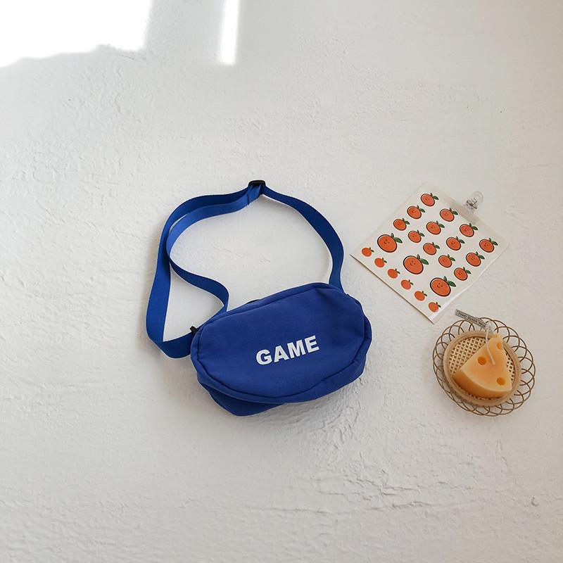 Stylish Crossbody Nylon Bag For Children With Fun Letter Design For Adventures Everyday