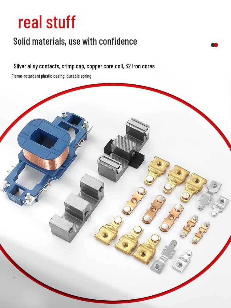AC Contactor CJX2 Series: 1210, 0910, 1810, 2510, 3210 - Single-phase 220V, Three-phase 380V, 12A