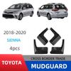 Toyota Sienna 2018-2020 Mudguards & Flatplates for Tires