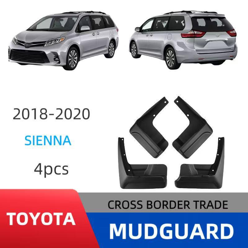 Toyota Sienna 2018-2020 Mudguards & Flatplates for Tires