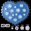 Stampo in Silicone per Nail Art Fiori 3D Stampi per Creazione Unghie Stencil per Unghie Goffrati Stampo per Scultura Decorazioni per Manicuristi