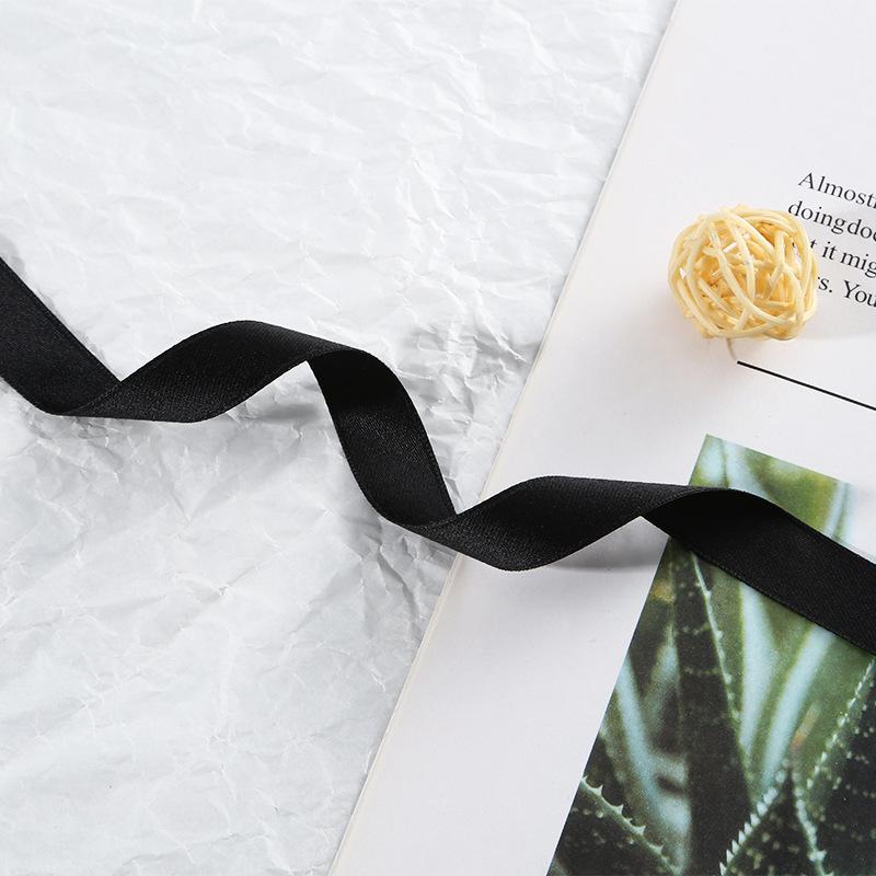 Double-Sided Matte Webbing Thickened Polyester-Cotton Jewelry Trophy Decorative Accessories Bow Colored Ribbon