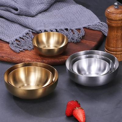 Japonská omáčka z nerezové oceli 304 Mísa na svačinu Kulaté koření Mísy na ovoce Kimchi Talíř Domácí nádobí Kuchyňské potřeby