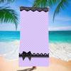Strandtuch Übergröße Sandfrei Schnelltrocknend Mikrofaser Gänseblümchen-Print Dunkelblau Handtücher für Erwachsene Pool Schwimmen Camping Reisen