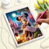 Disney Pearl Painting Minnie Minnie Moonlight Castle Bouquet Ideas 5D Pearl Embroidery Cross Stitch Kit Handmade DIY Home and Room Decor Gift