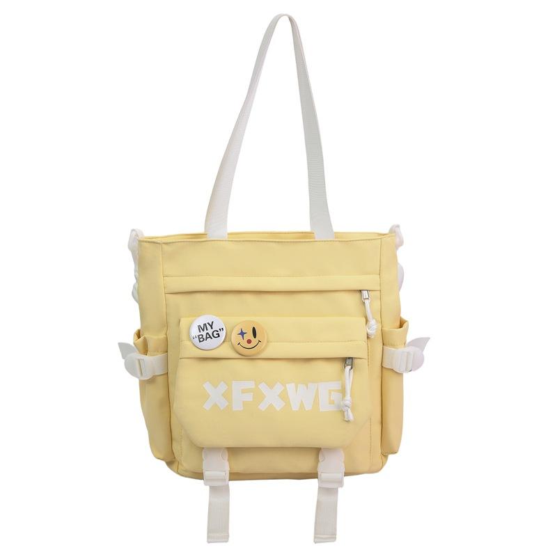 

Сумка через плечо большой вместимости Женская сумка кроссбоди Мужская сумка-мессенджер жёлтый