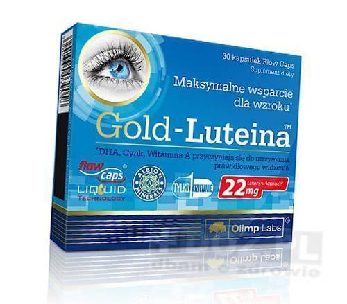 

Лютеїн та Зеаксантин, Gold Lutein, Olimp Nutrition 30капс (72283004) 30caps
