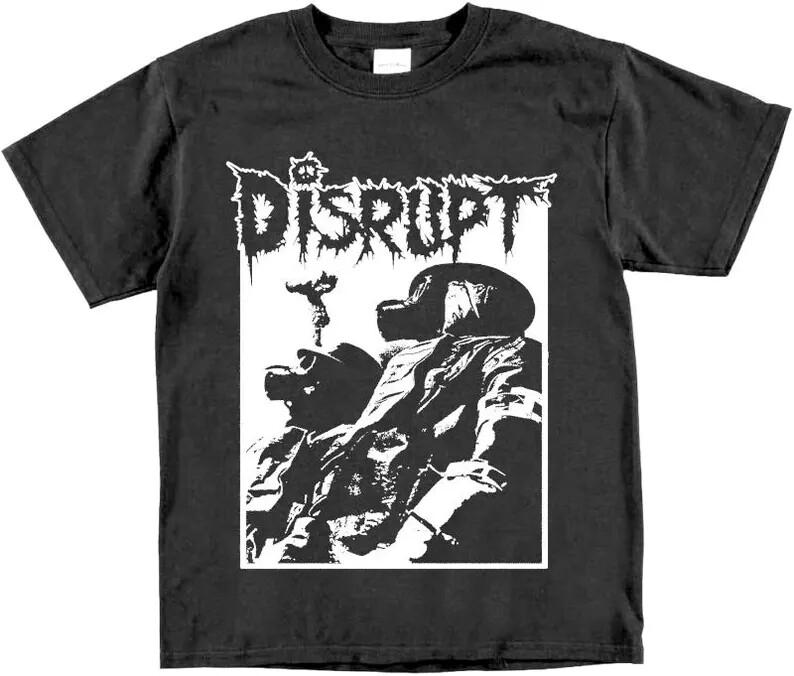 Disrupt Crust Punk New T Shirt Grindcore Skitsystem Dystopia Skunk Tragedy Unisex T-Shirt S