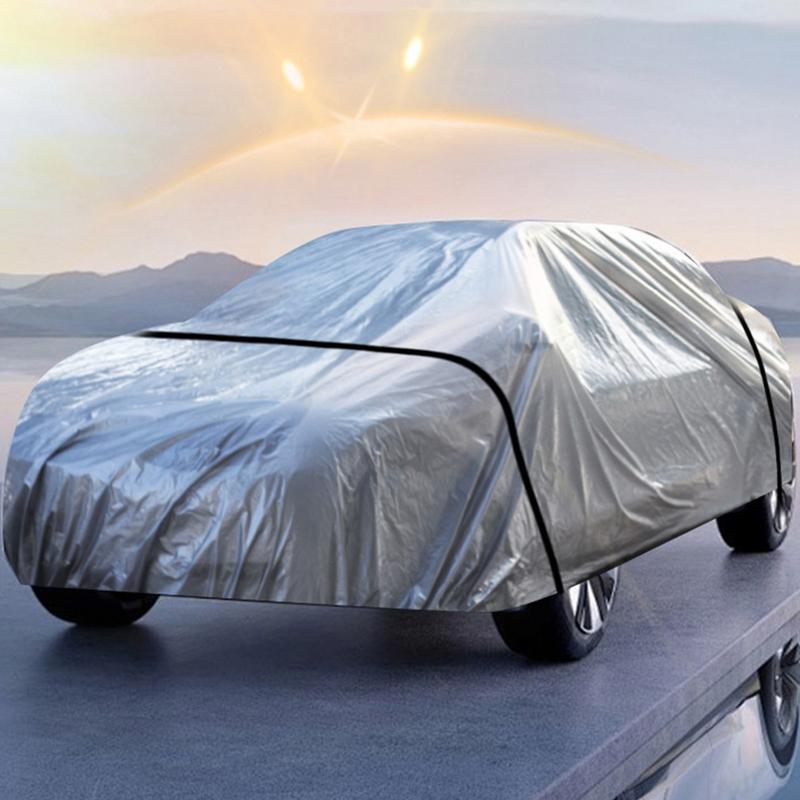 Auto Vollständig Eingewickelte Abdeckungen PE-Material Outdoor Sonnenschutz Hitze Sonne UV-Schutz Staubdicht Anti-UV Kratzfest Autoabdeckung