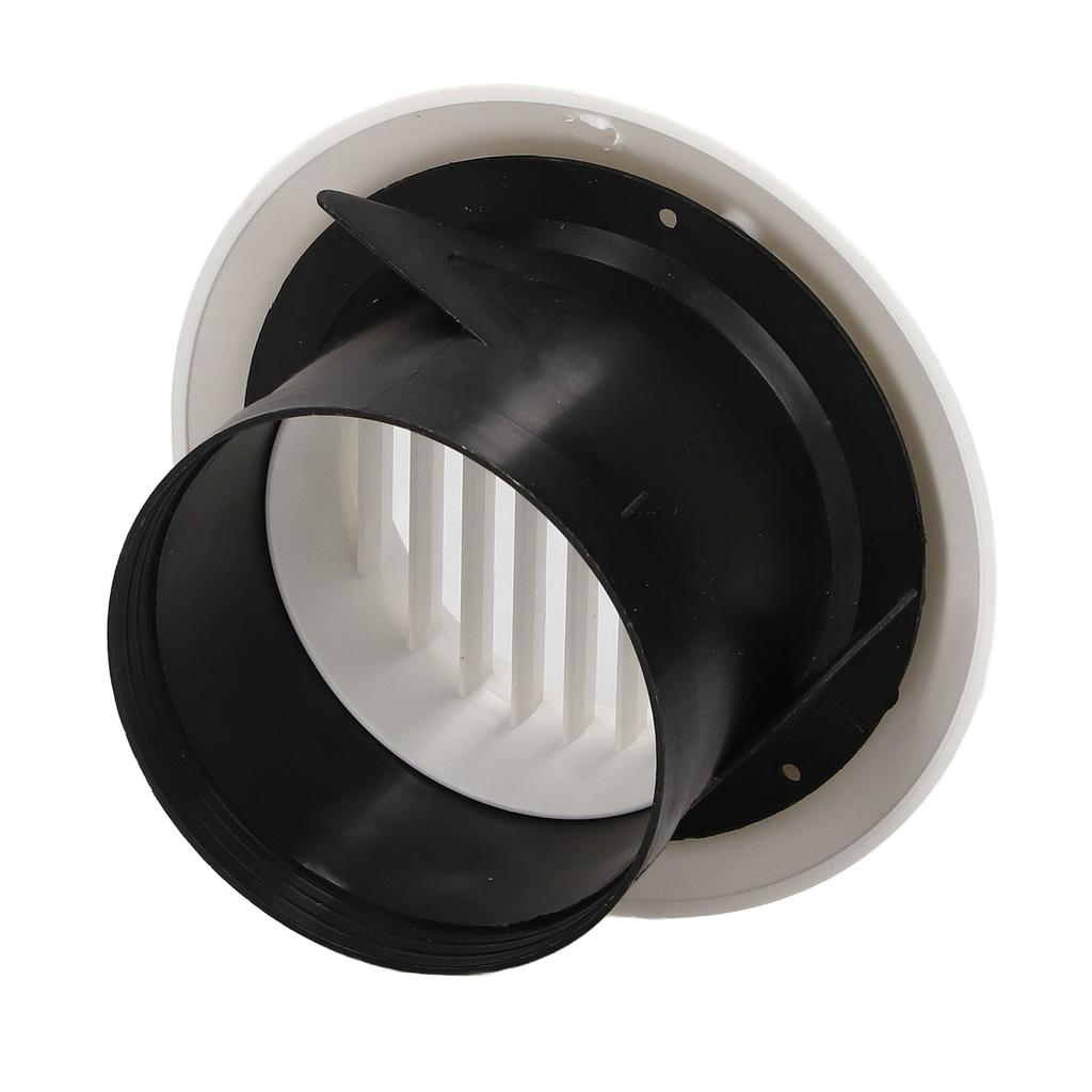 Round Air Vent ABS Louver Grille Cover Soffit for Bathroom Office Kitchen Ventilation 4in