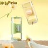 300ML Parrot Water Dispenser Automatic Plastic Parrot Waterer Striking Needle Bird Water Bottle For Parakeet Budgerigar Parrot