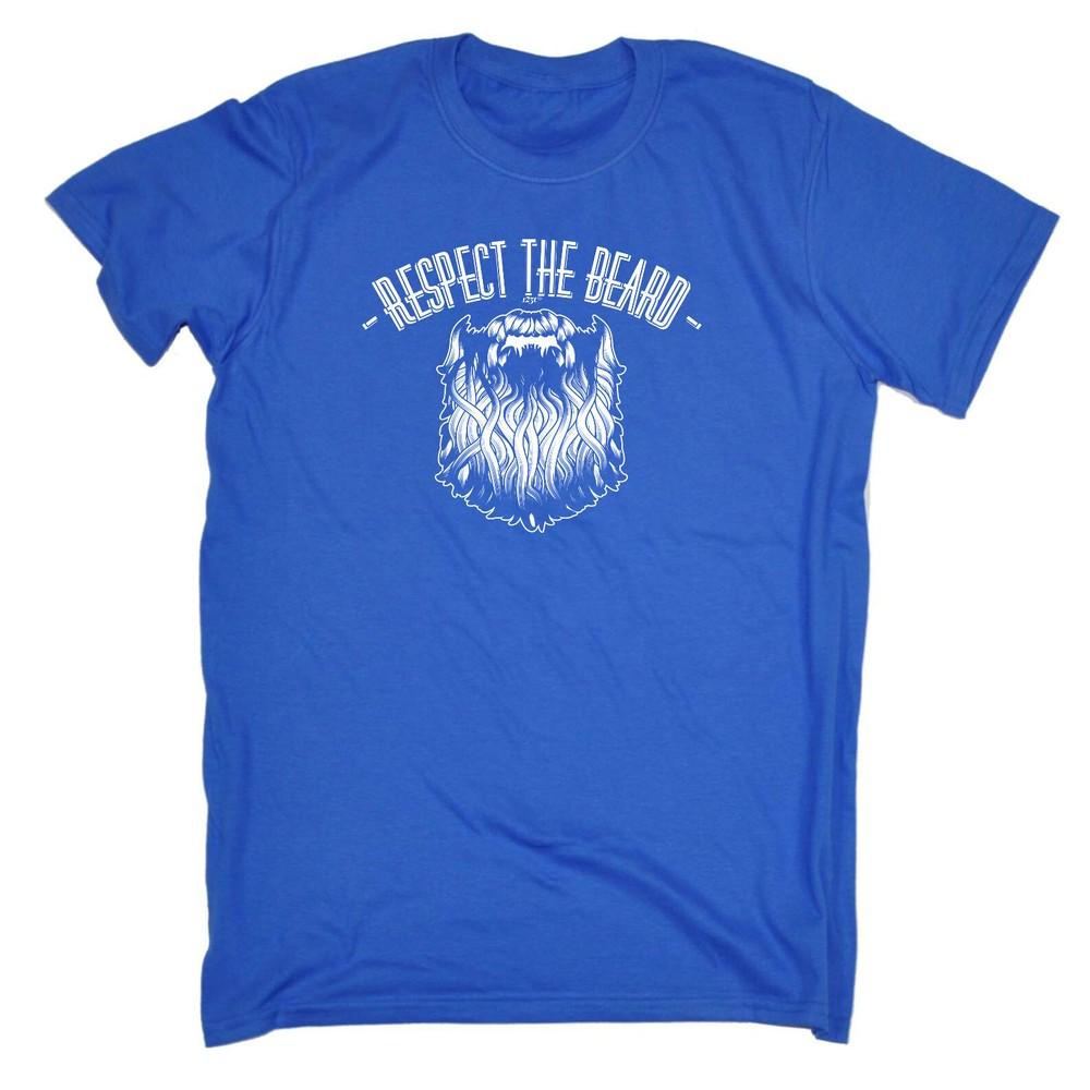 

Respect The Beard Mens Funny Novelty Tee Top Shirts T Shirt TShirt Tshirts Unisex T-Shirt XL