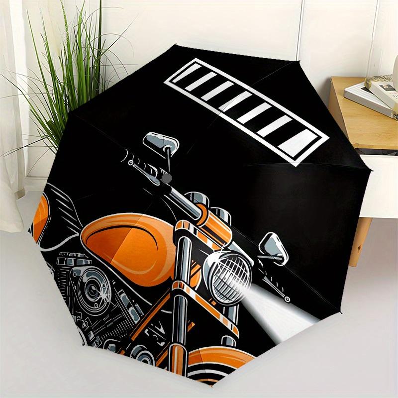 1pc MotorcycleHeadlight Themed High-quality Umbrella,Automatic Opening and Closing Umbrella,Multi-functional Umbrella G0811002