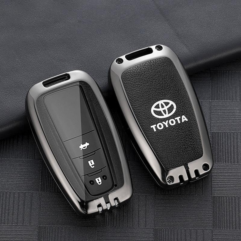 Car Key Case For Toyota 86 Camry Corolla Crown Highlander Rav4 Alphard Vellfire Venza Yaris Prado Hilux Fortuner Land Cruiser