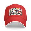 MIRO Abstract Figures Pink 2 Baseball Caps Fashion Unisex Women Hats Outdoor Adjustable Casual Cap Baseball Hat Polychromatic
