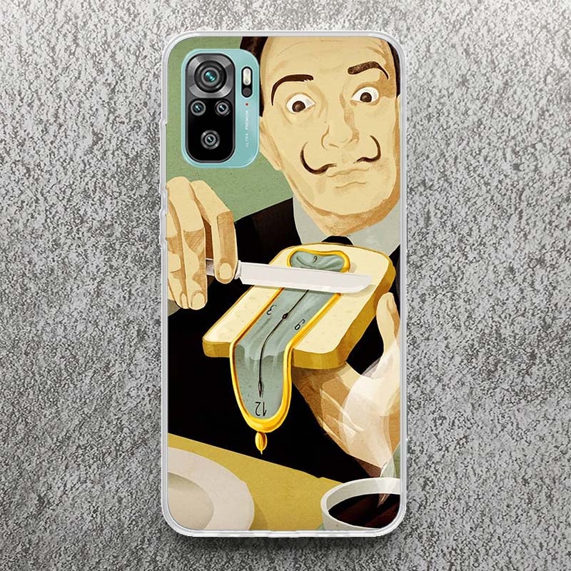 Salvador Dali Art Print Soft Case for Xiaomi Redmi Note 14 13 12S 11S Phone Shell 10 Pro Plus 11E 11T 12 11 10S 5G Cover