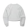 Li Ning Trendy Sports Series Reflective Loose Pullover Sweatshirt Women sweatshirt AWDW192-1