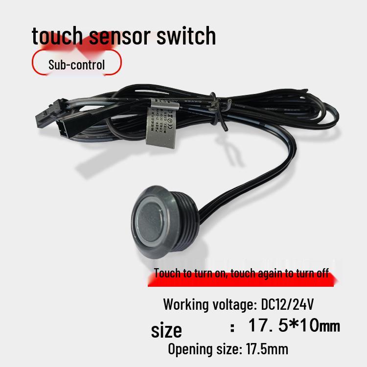 

Сенсорная светодиодная лента с съемным датчиком и двойным управлением дверью, 12 В/24 В