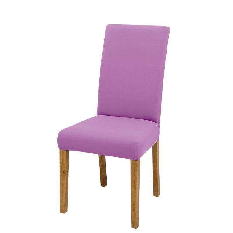 Elastic Chair Cover Dining Room Spandex Chair Seat Covers 24 Colors for Choice Universal Size for Kitchen Wedding Banquet 1PC