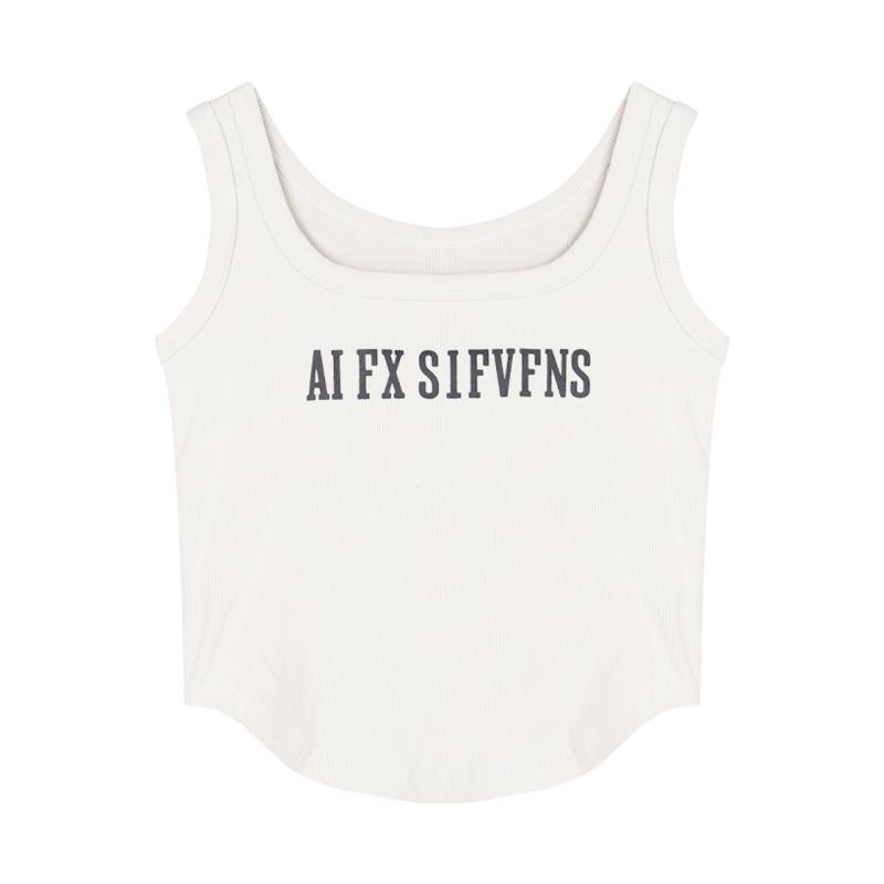 American Women s Sporty Ribbed Tank Top - Summer Sleeveless Bodycon Slimming Outerwear M жёлтый