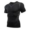 Men's Summer Stretchy Quick-Dry Sports T-Shirt – Breathable, Moisture-Wicking Short Sleeve for Running and Fitness