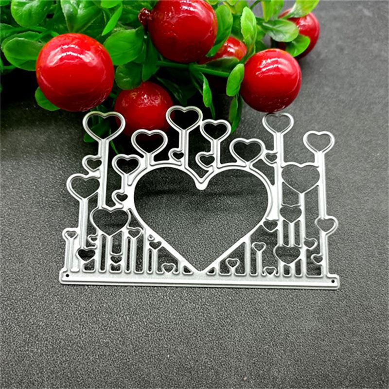 Heart Metal Cutting Dies Stencil Scrapbooking Photo Album Card Paper Embossing Craft DIY