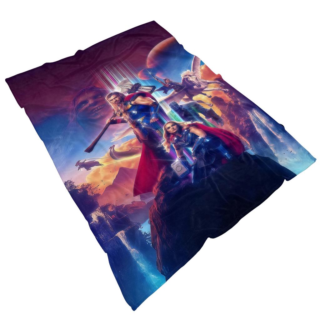 Marvel Flannel thin Blanket Bedroom Living Room Sofa Blanket Student Nap Office Nap Camping Trip Girlfriend Gift