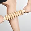 Wood Massage Stick 9 Roller Massager Reflexology Therapy Blood Circulation Soothe Stiff Muscle Relief Pain Whole Body