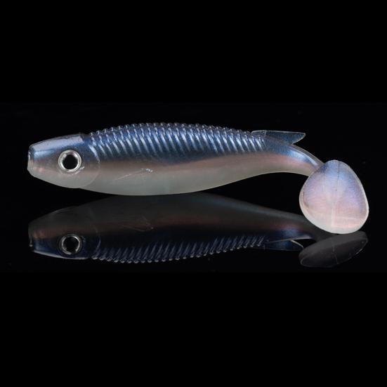 8Pcs Fishing Lures Soft Baits 3D Eyes Realistic Looking Bright Color Natural Swimming Posture Artificial Lures Fake Baits