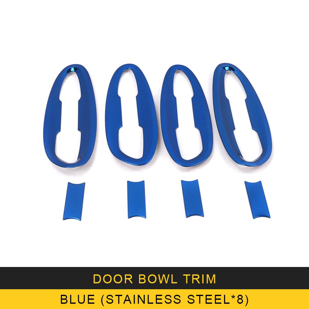 

CarManGo автомобильные аксессуары дверная ручка чаша на запястье хромированная крышка рамка наклейка отделка внешнее украшение для Lexus ES XZ10 синий