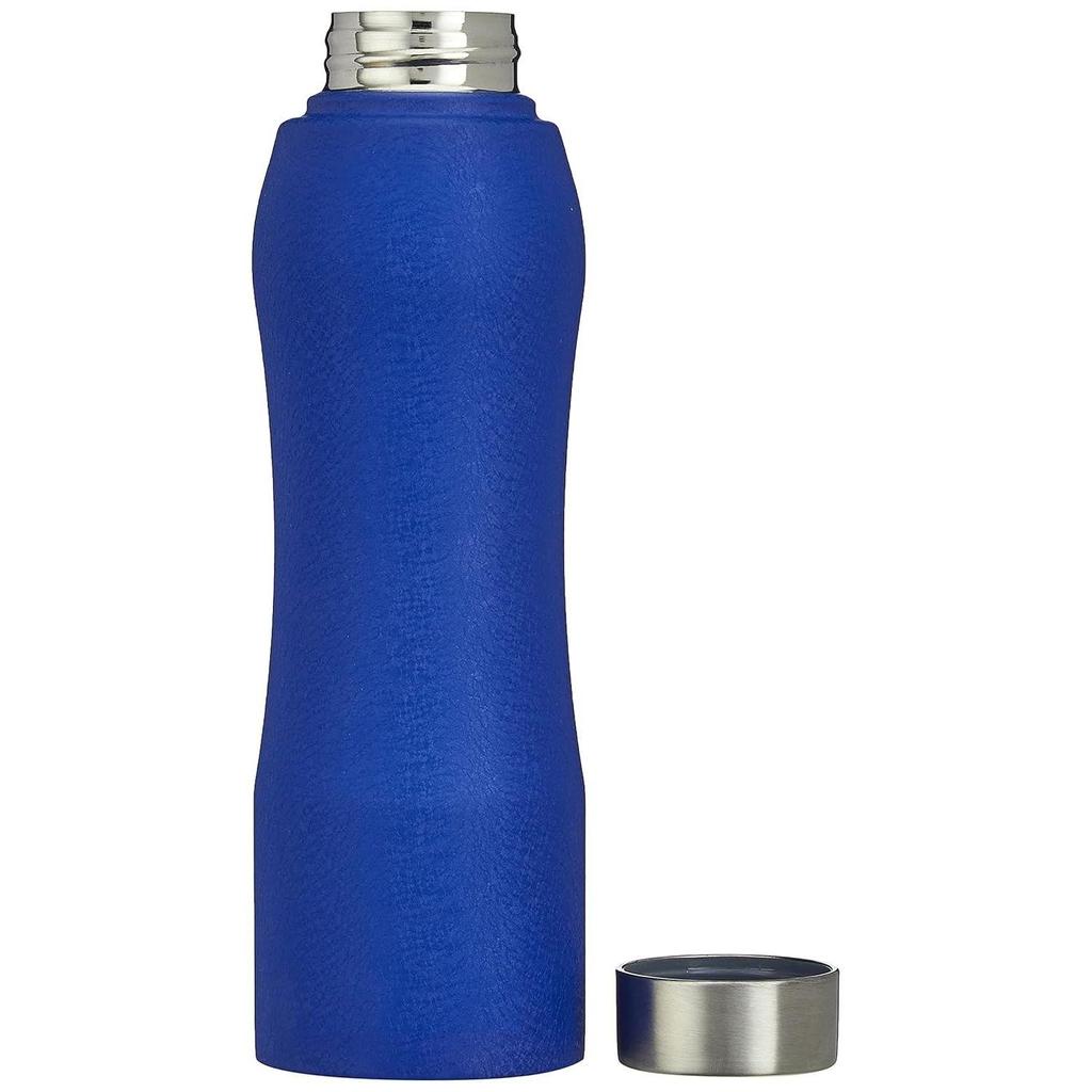Stainless Steel Water Bottle with Hand Grip and Sipper, Set of 2 | Leak-Proof  | 1000 Ml (Blue)