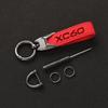 High Grade Suede Leather Car Keychain Key Rings Custom Gift 3D Imprinting with XC60 Logo For Volvo XC60 Car Accessories