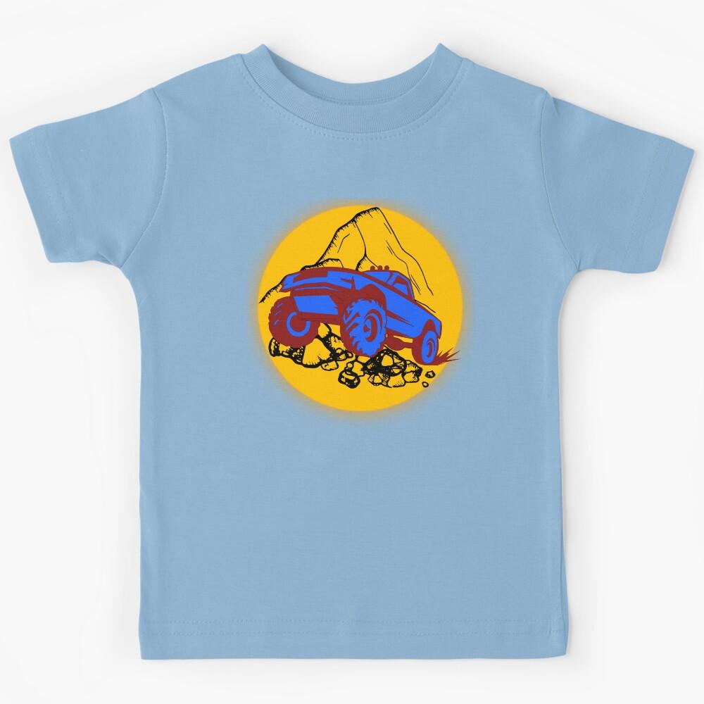 Off Road 4x4 Mountains and Rocks Gifts Kids T-Shirt 150