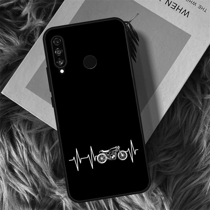 

Motorcycle Heartbeat For Huawei Nova 9 10 SE 3i 7i 8i 11i 12i Y60 Y61 Y70 Y72 Y73 Y90 Y91 P20 P30 P40 Lite Case Huawei P20 Lite