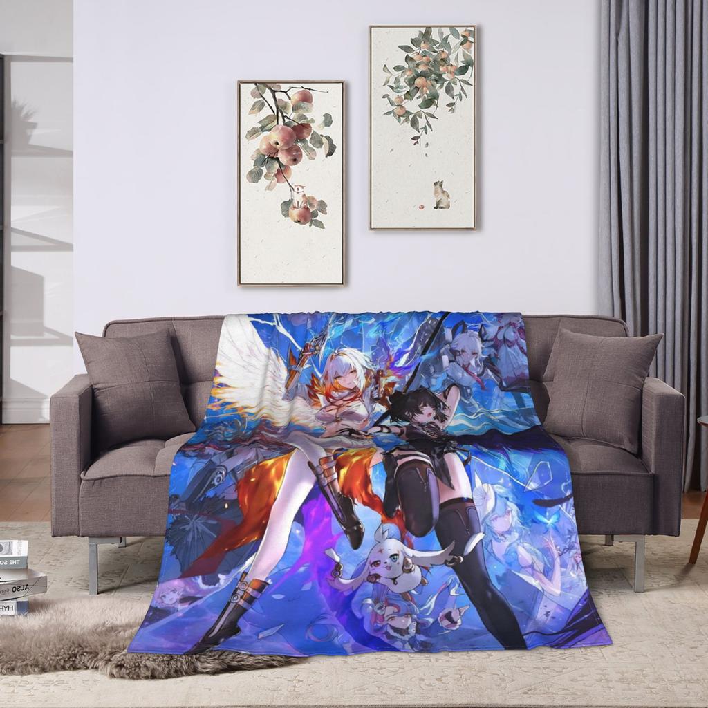 Chisa Wuthering Wave Galbrena Blankets Quality Super Soft  Bedding Throws Spring Travel Outdoor Novelty Bedspread