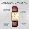 Seiko Orologio da Uomo Elegante SWR064 Acciaio Inossidabile Quarzo Cinturino in Pelle Marrone Taglia 10