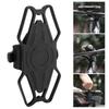 Elastic Silicone Cycling Phone Mount Nonslip Edges Secure for 4-7Inch Smartphones Vibrations Resistance