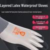 UOSU Double-Layer Dipped Fully Coated Waterproof Work Gloves
