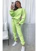 European Winter Women's Printed Hoodie & Pants Set